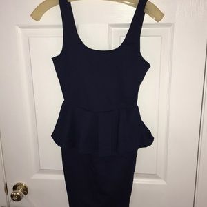 Navy Blue Bodycon Dress